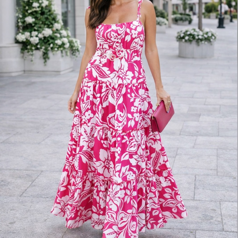 NEW TOMORROW IS FOREVER TIERED DRESS
